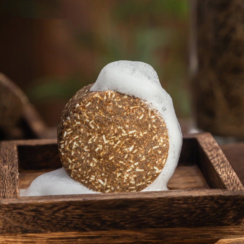 Herbal Shampoo Bar with Fo-Ti Root – Gentle, Natural, and Eco-Friendly Hair Care