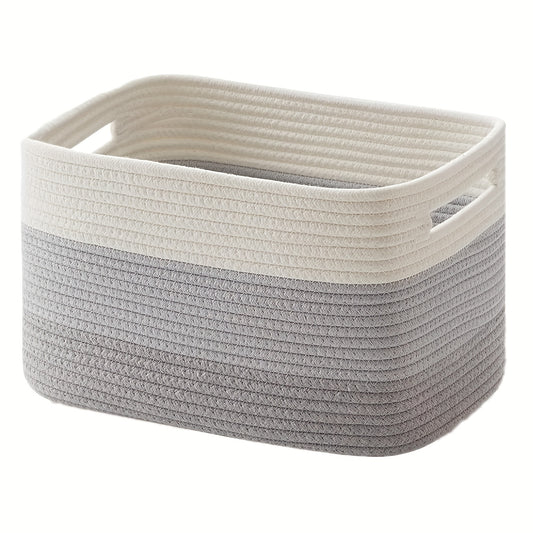 Cotton Rope Storage Basket – Foldable and Eco-Friendly Storage Solution