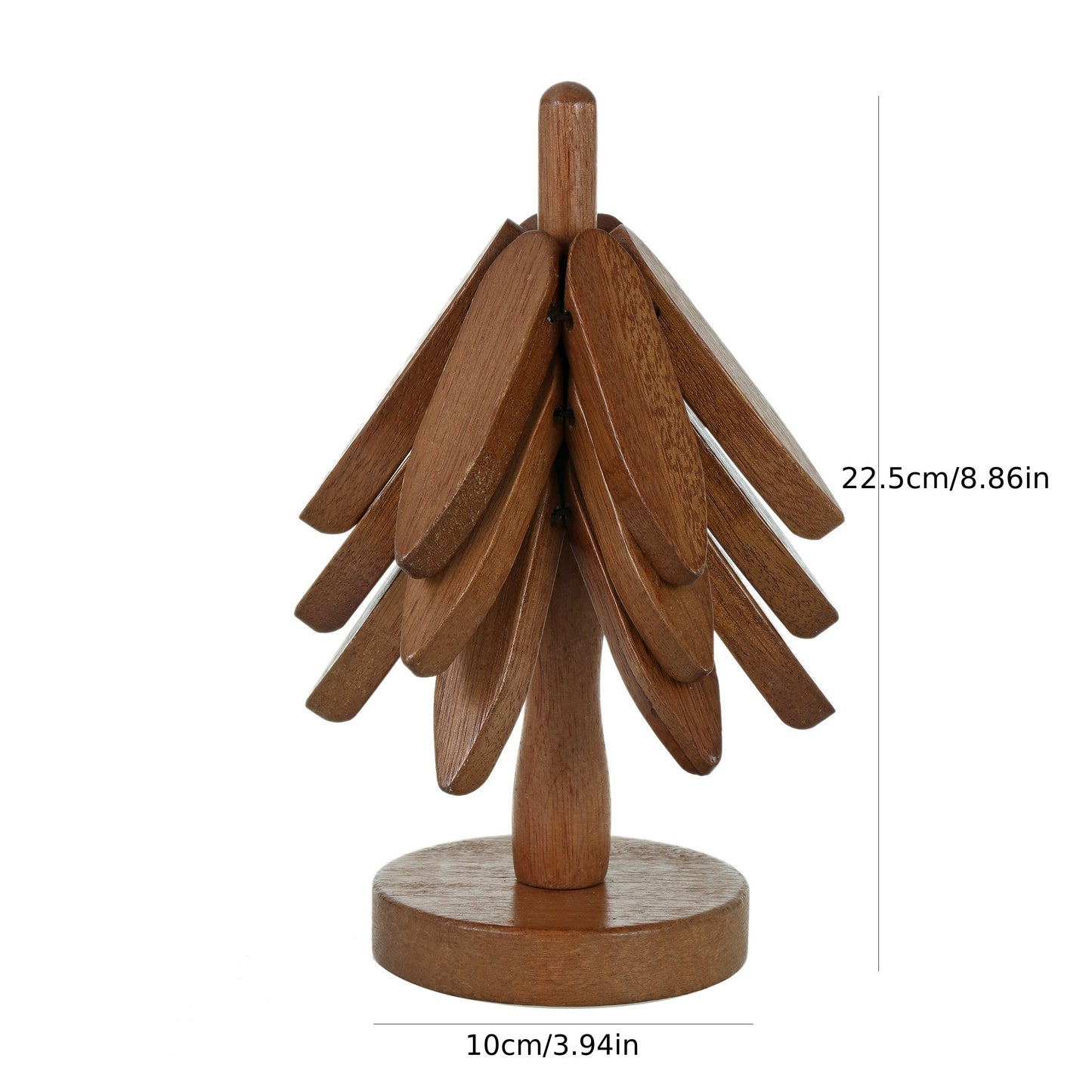 Tree-Inspired Wooden Trivet – Elegant, Eco-Friendly Protection for Your Kitchen